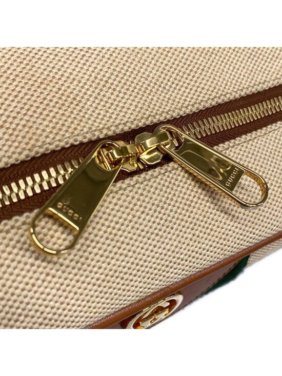 Gucci Backpack Sherry Interlocking Beige Brown Multi Leather main image 11